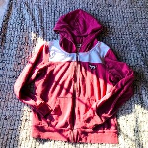 PINK Victoria’s Secret Zip Up Hoodie Jacket🦋
